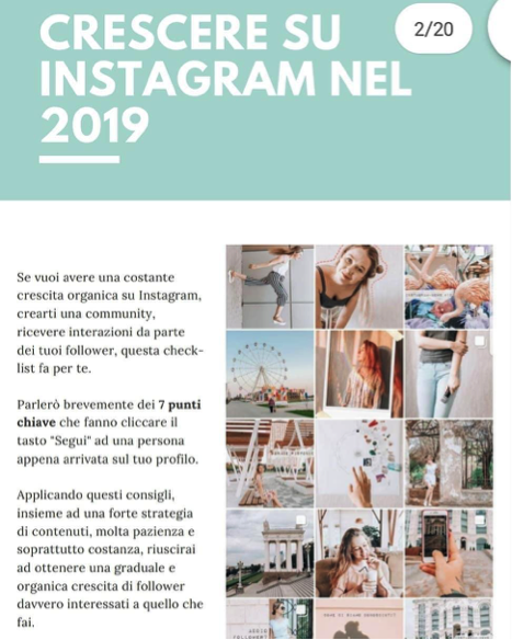 crescere su instagram nel 2019