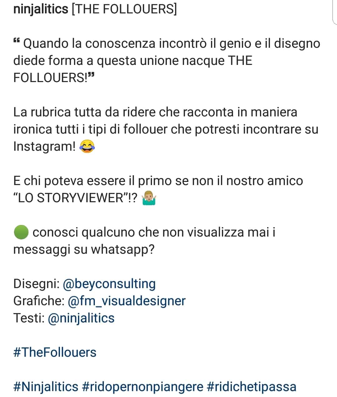 testo formatto caption instagram